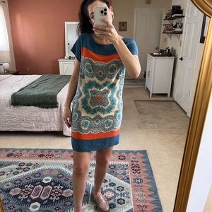 100% Silk Scarf Dress
